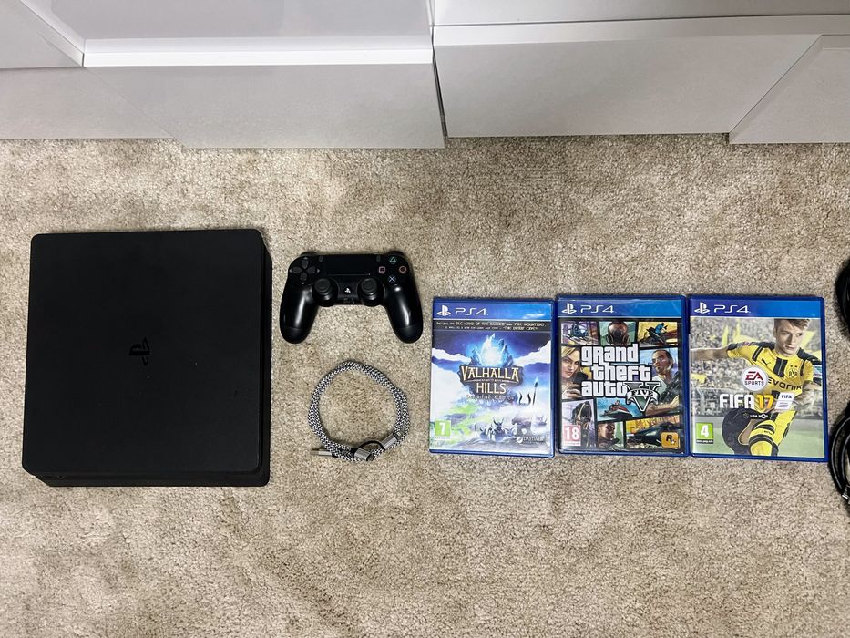 Ps4 Slim [1TB] + Jogos + Comando ( impecavel )