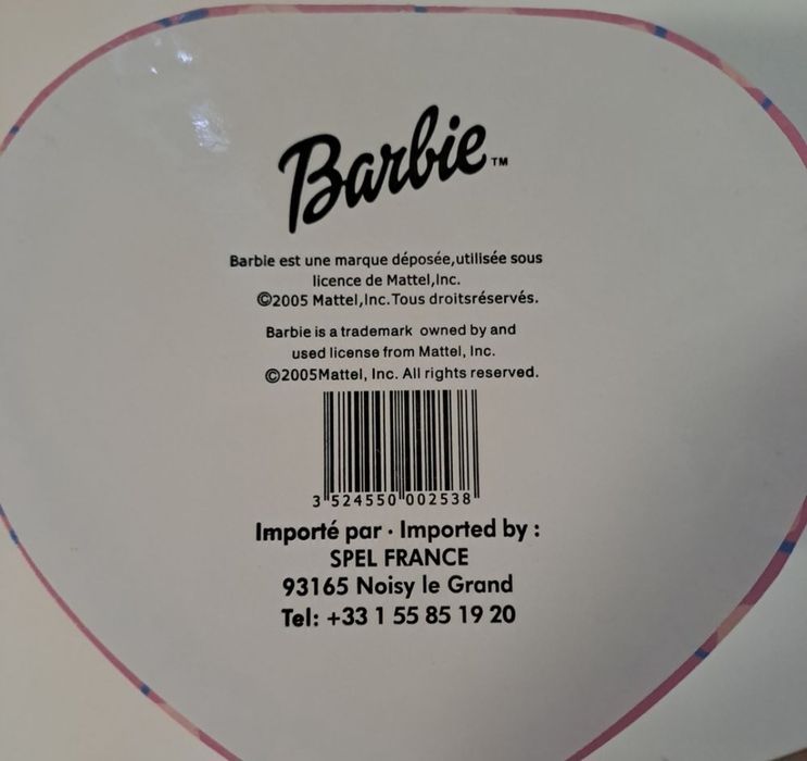 caixa de música da Barbie- NOVA