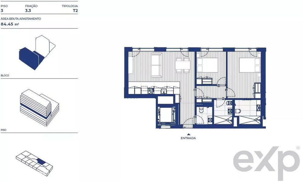 Apartamento T2 | Antas, Porto