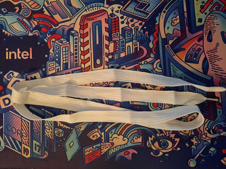 Białe Sznurówki do Adidas Campus 140cm