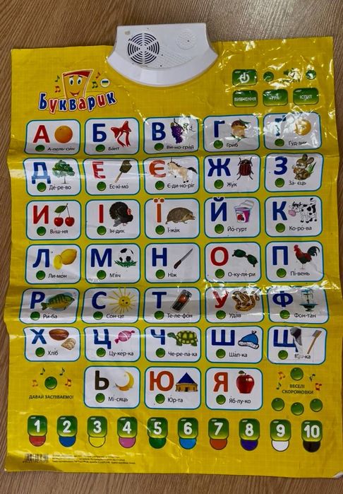 Інтерактивний плакат "Букварик" Play
Smart (українська мова)