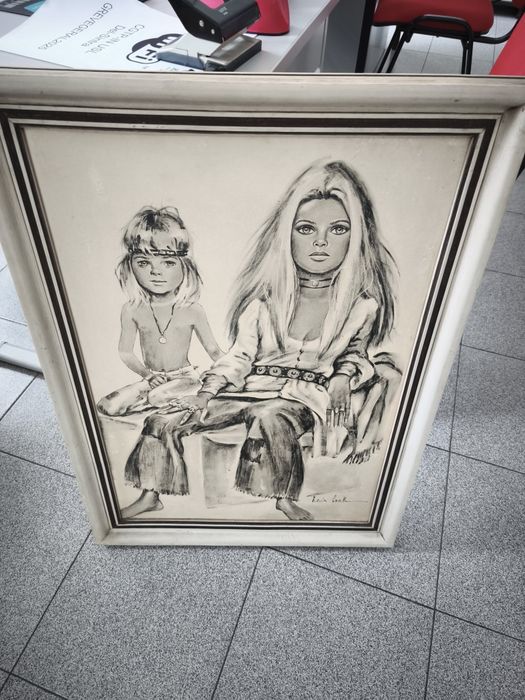 Pintura "Hippy" - Desenho de Karine Coak