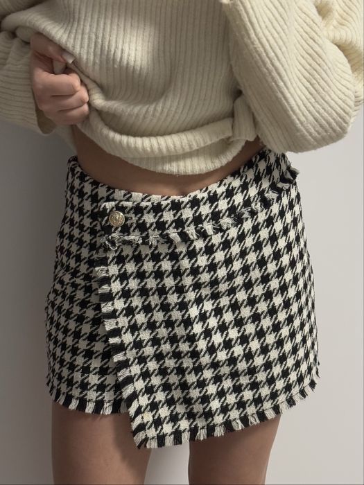 Твідова спідниця-шорти