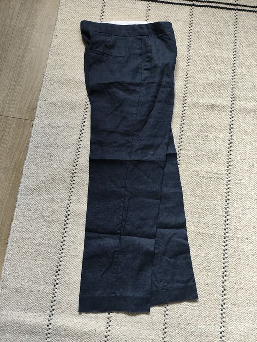 Spodnie lniane 36 S damskie