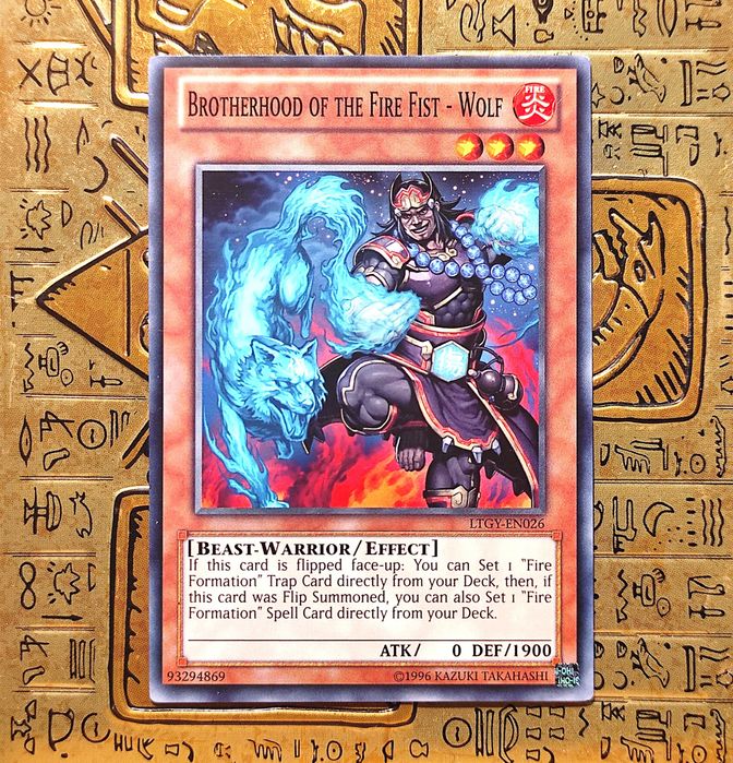 Brotherhood of the Fire Fist - Wolf Yugioh