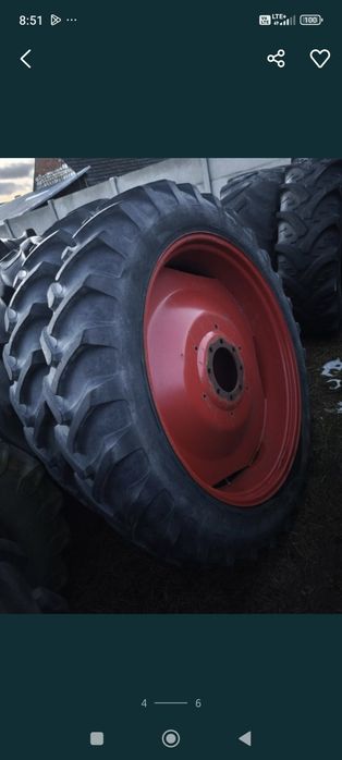 Koła 300/95 R - 46 wzmocnione 12.4 R46 Taurus radialne zachodnie 22cm