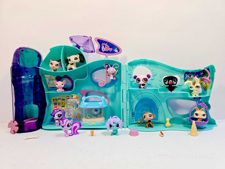 LITTLEST PET SHOP - Hotel dla Lps + Figurki Lps + Akcesoria Lps
