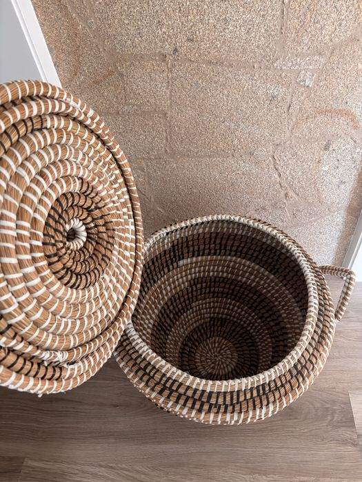 Cesto grande para decoracaçao e arrumaçao