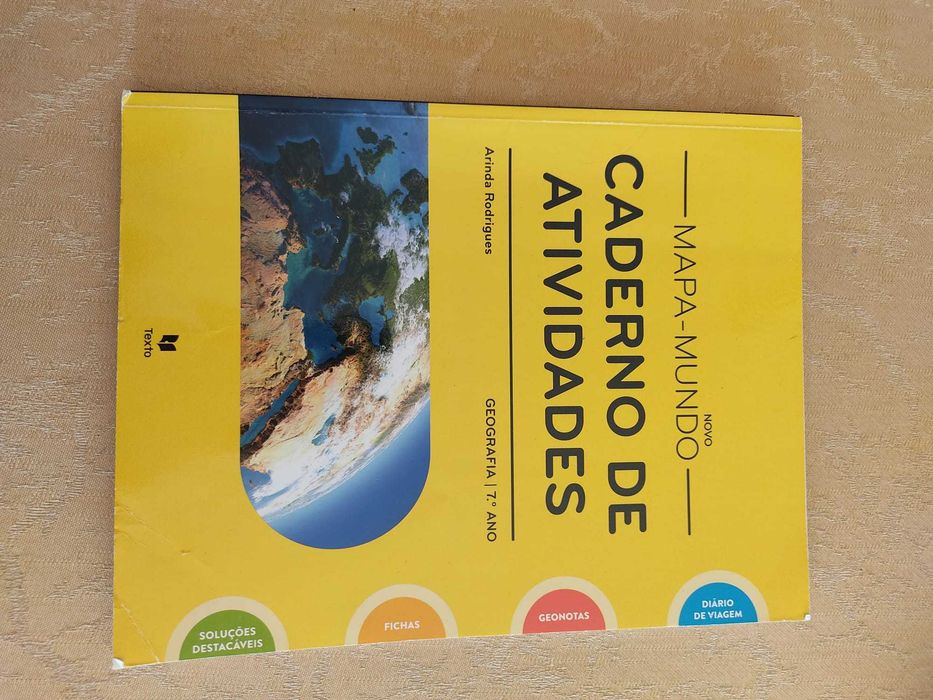 Caderno - Mapa-mundo 7 - Geografia - 7º ano  (Novo)