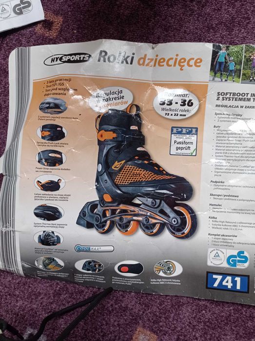 Rolki dziecięce w dobrym stanie