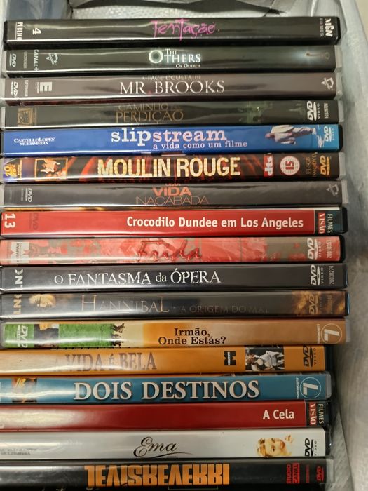 DVDs vários filmes novos