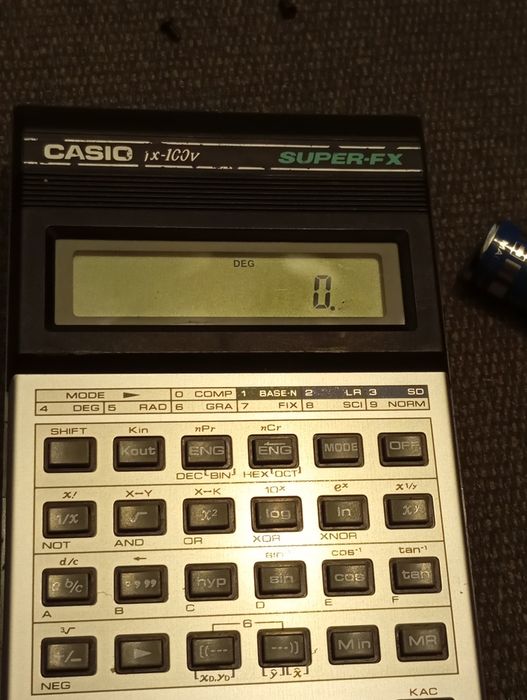 Calculadora Casio Fx 100v década 90