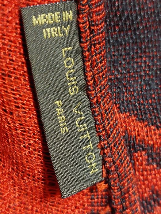 Szal Louis Vuitton  Paris wełna