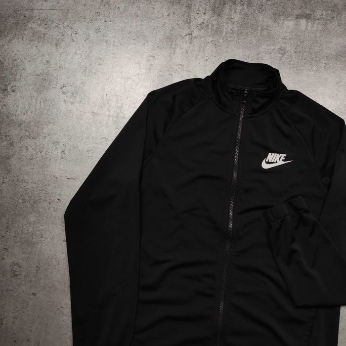 MĘSKA Zip Rozpinana Bluza Sportowa casual Duże Logo Nike Śliska Suwak