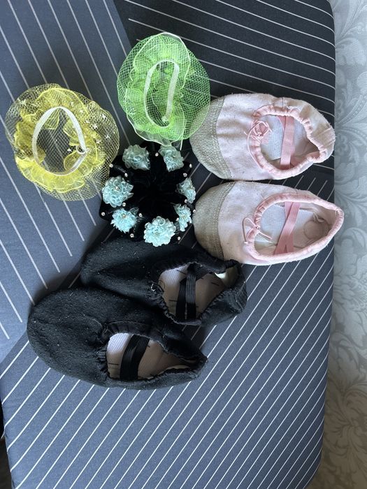 Лот Балетки для танців, гімнастики 17,5- 18 см