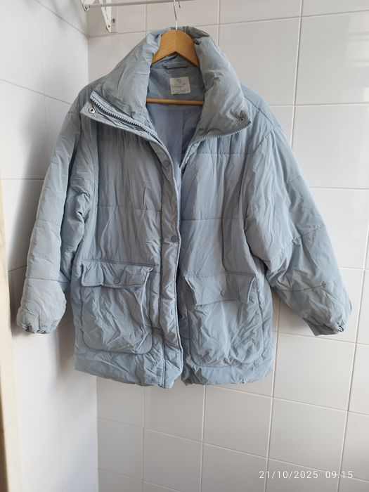 Blusão senhora azul claro