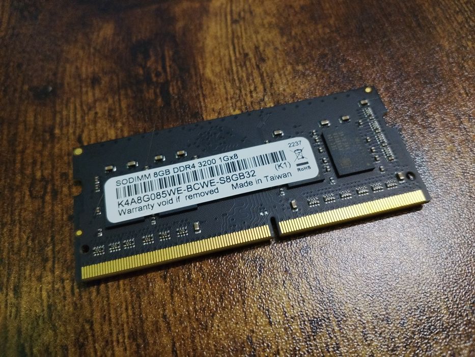 Продам оперативну пам'ять для ноутбука DDR4 soodimm 8gb 3200mhz