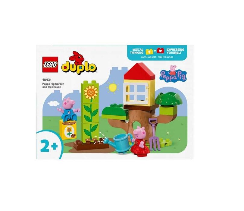 LEGO DUPLO 10431 Peppa Pig Ogród i Domek Na Drzewie Peppy Klocki*NOWE*