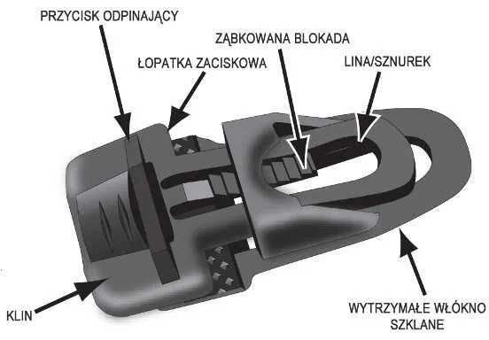 Klips do fliz-u komplet 20klipsów i 20 linek do mocowania
