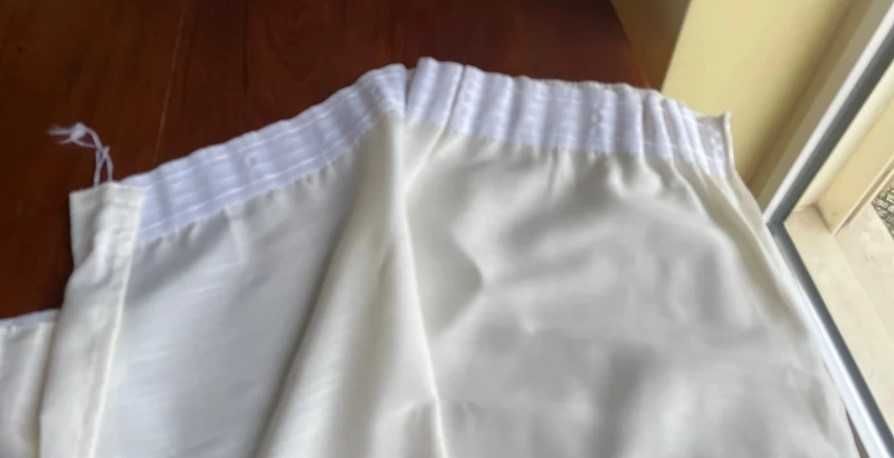 Cortinados creme/ marfim