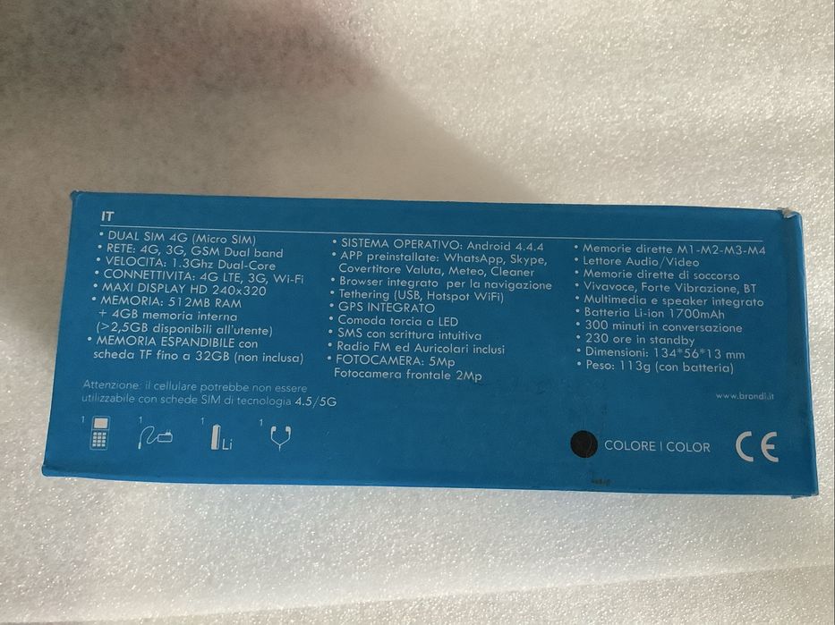 Smartphone Brondi Energy 4G