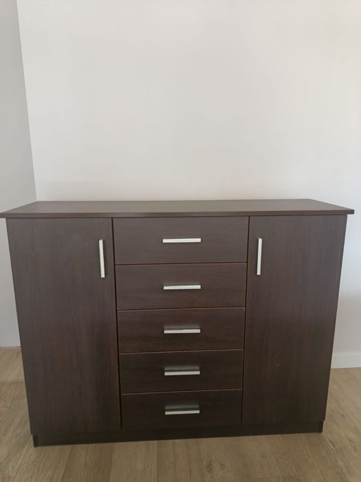 Szafka ciemno brązowa