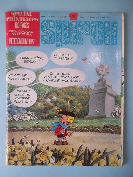 SPIROU (em francês) - Edições Especiais de Natal e outras. 5EUR cada.
