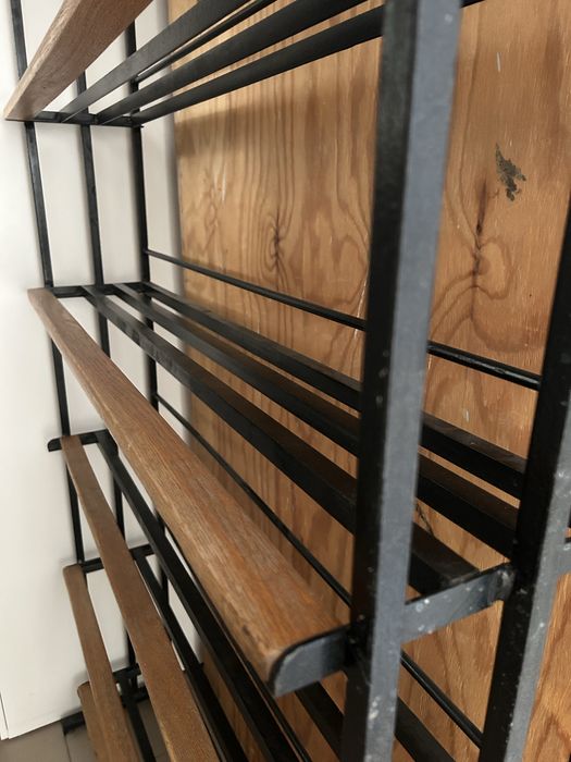 Regał, metalowy, vintage