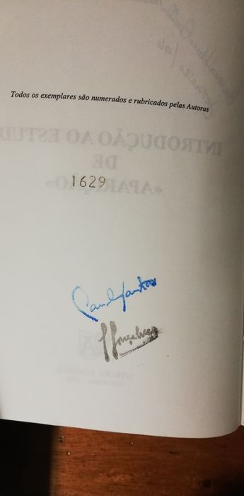 Livro Introdução ao estudo de Aparição