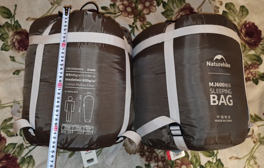 Спальний мішок Naturehike MJ600 до -32 градусів.
