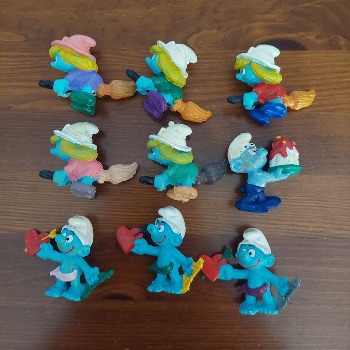 Figurki Smerfy Prl