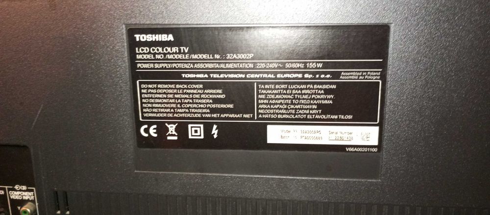 Telewizor TOSHIBA 32 cale