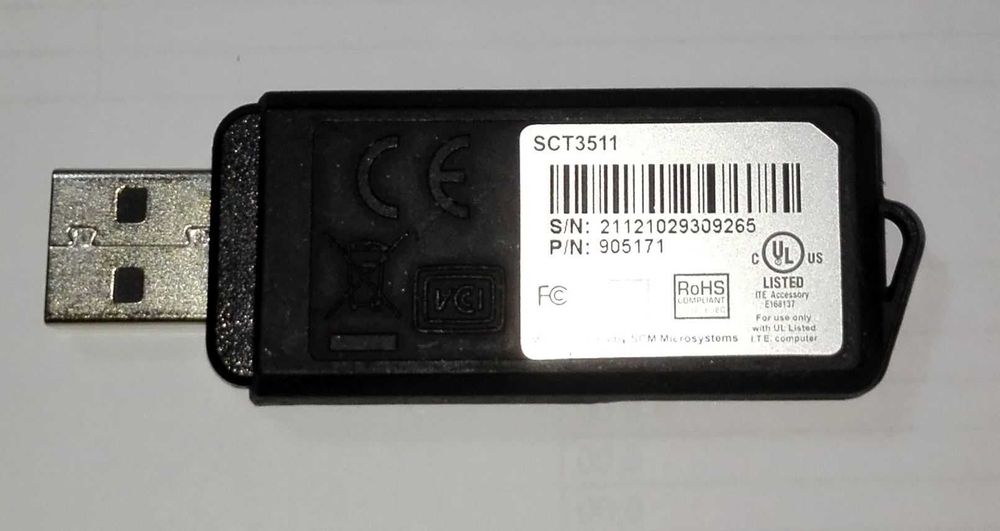 SCM SCT3511 Multi-Function Reader – USB Token64750629203073123