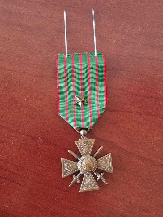 Medalha Militar Francesa - Croix de Guerre 1914-19