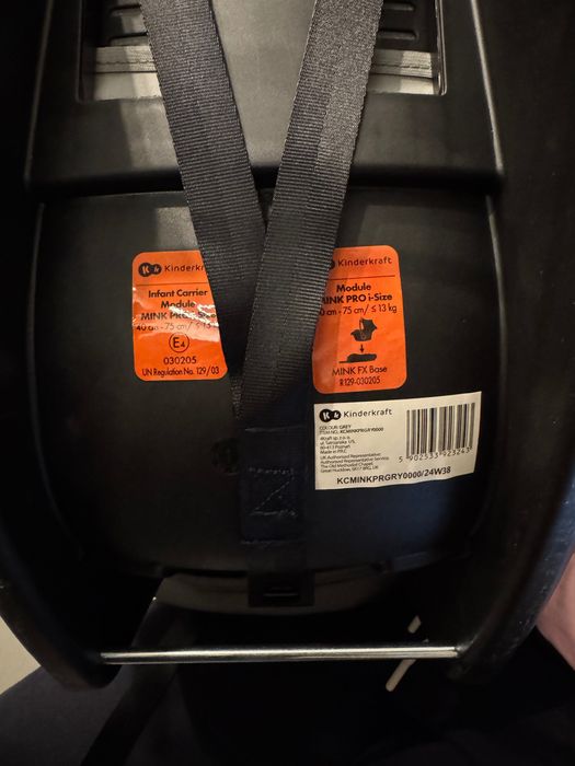 Fotelik samochodowy baza ISOFIX 40-75cm mink pro i-size