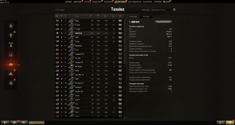 Wot буст акаунтів (НАТИСК , ОБЗ , ВІДМІТКИ, ГК)