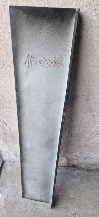 Blacha okapowa lub parapet czarna