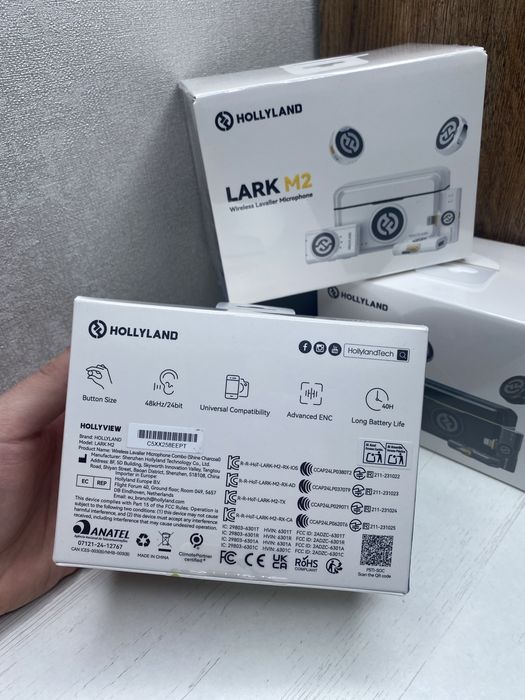 Hollyland LARK M2 Combo 2 мікрофони USB-C Lightning для камери iPhone Android + Гарантія