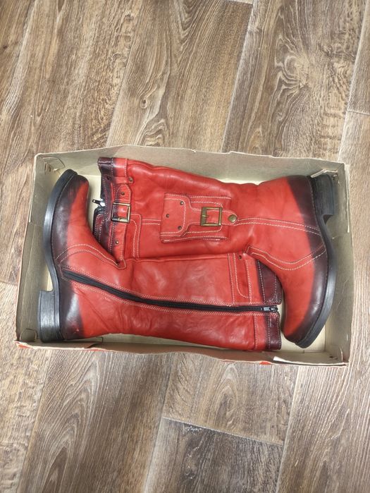 Сапоги зимові шкіряні 39 р.