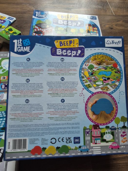 Trefl Beep beeb gra planszowa 2-3latka idealna