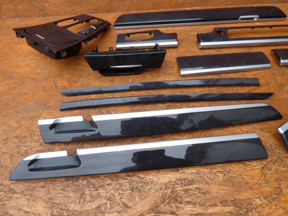 bmw f01 dekor drewno komplet