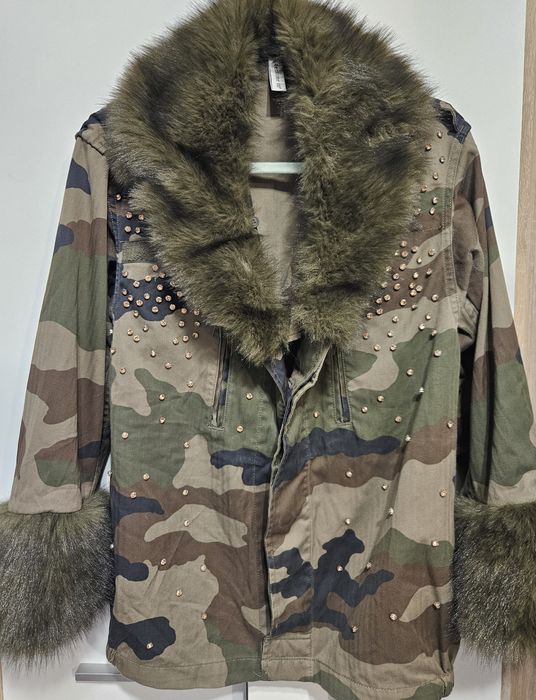 Khaki zielona kurtka Tensione In Italy