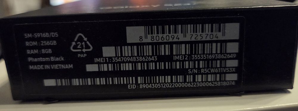 Samsung Galaxy s23 plus 256GB