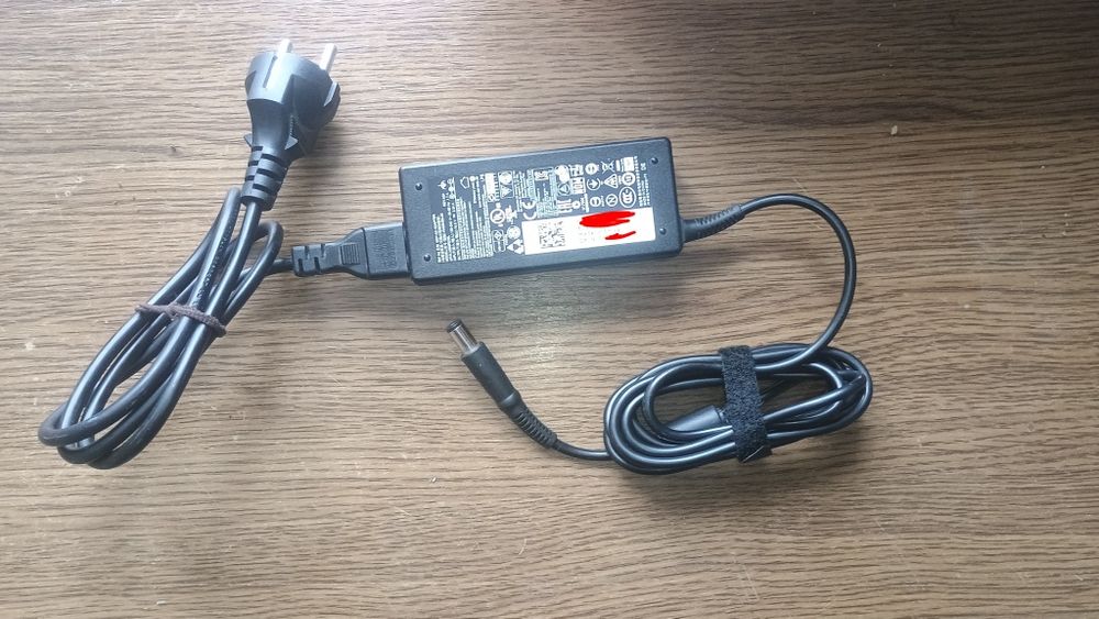 Зарядка для ноутбуків  Dell 65W (19.5V 3.34A) з силовим кабелем