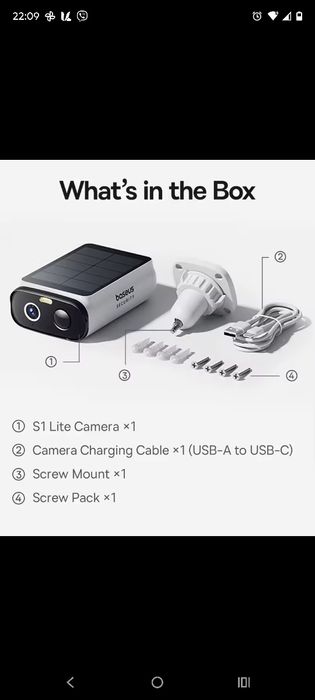 Baseus Security S1 Lite