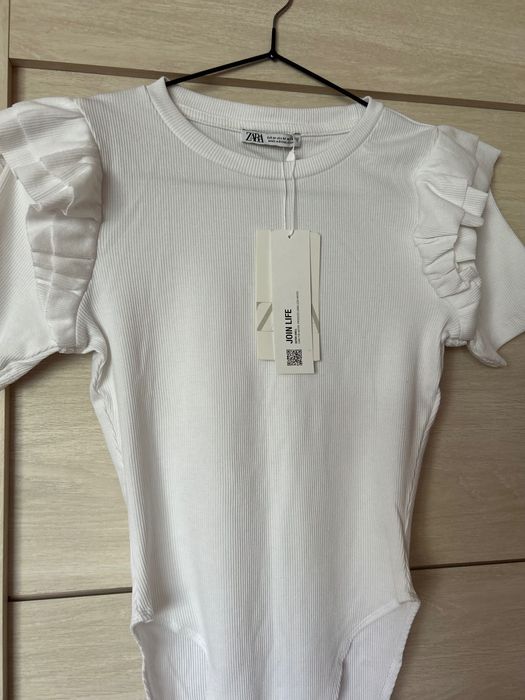 Боді новий  білий zara