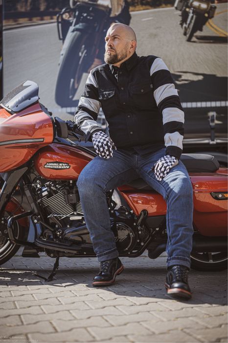 Jeansy spodnie motocyklowe Revit Ortes TF 36/34
