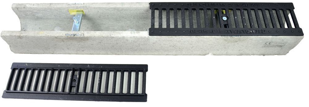 Kanał Odwodnienie DN100 H125 C250 12,5x14cm korytko beton ruszt żeliwo