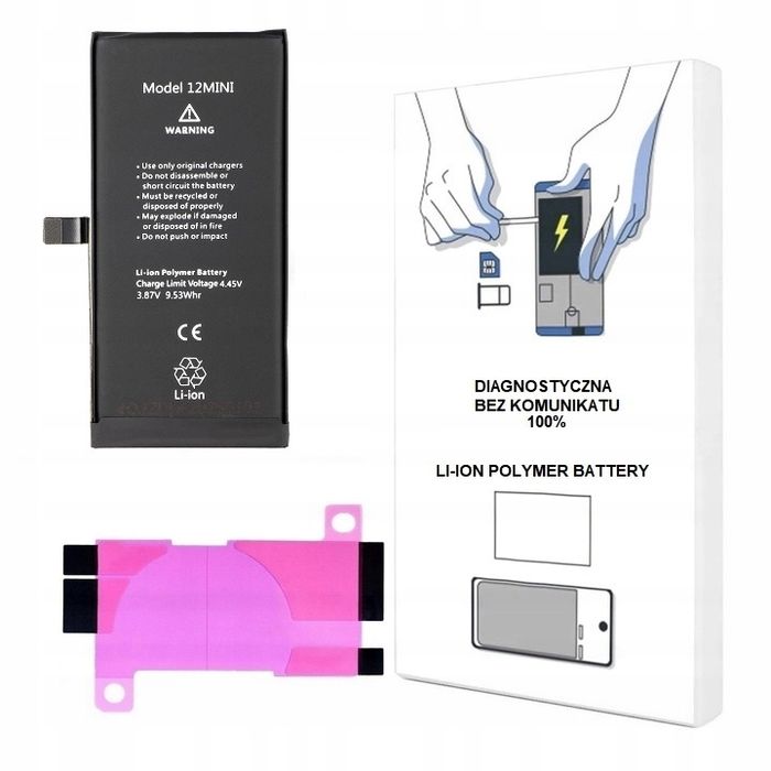 bateria do iphone 12 mini 2227 mah diagnostyczna bez komunikatu