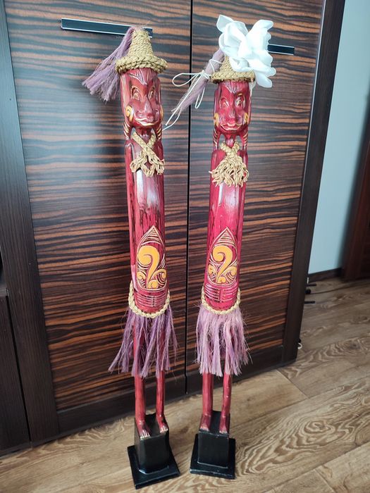 Статуэтки.Папуасы.Декор для дома.Индонезия